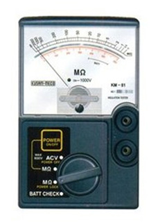 KUSAM MECO KM 81 Analog Insulation Resistance Tester