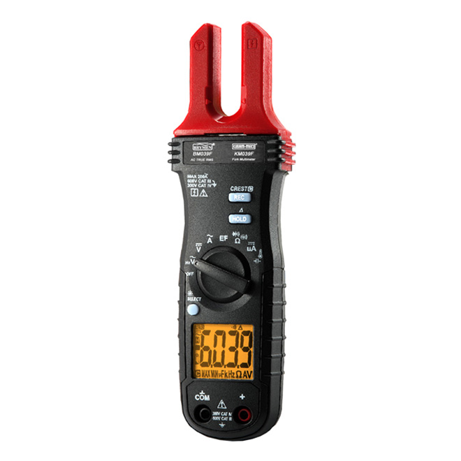 Kusum-Meco KM 039F 3-5/6 digits 6000 counts TRMS Digital Fork Clampmeter