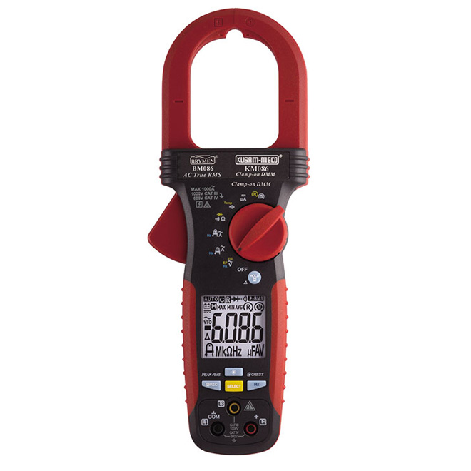 Kusum-Meco KM 086 1000A AC True RMS Digital Clampmeter