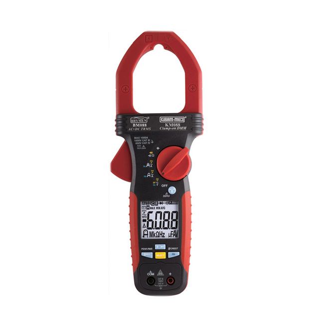 Kusum-Meco KM 088 1000A AC/DC True RMS Digital Clampmeter