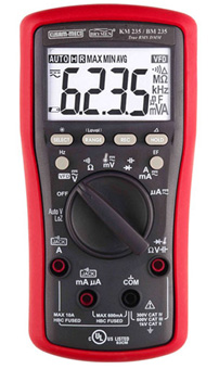 Kusum-Meco KM 235 3-5/6 Digits(6000 Counts) TRMS Digital Multimeter with VFD, EF-Detection