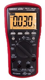 Kusum-Meco KM 257 3-5/6 DIGIT 6000 Voltage Tester Counts Digital Multimeter With EF - Detection & Computer Interface