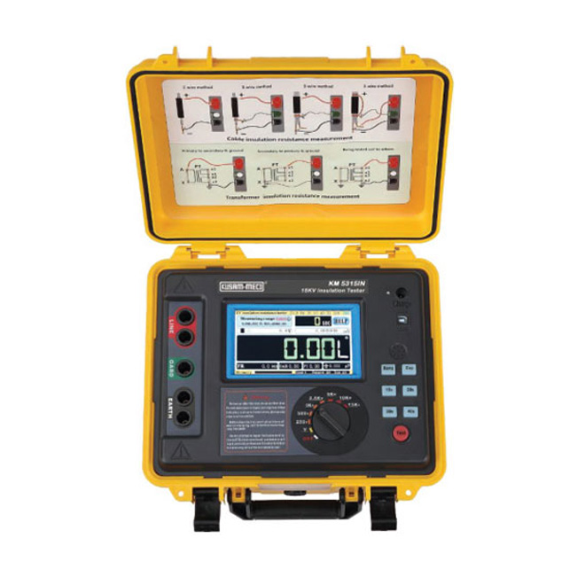 Kusum Meco KM 5305IN / KM 5310IN / KM5315IN Digital Insulation Resistance Tester