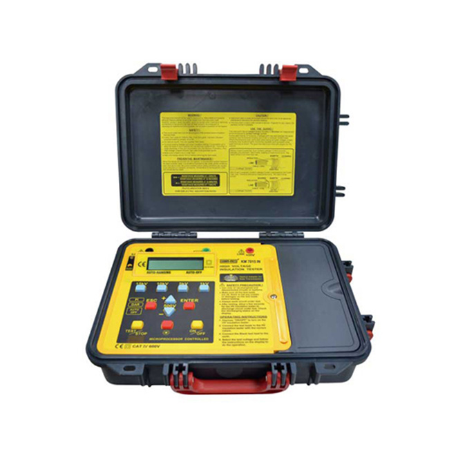 Kusum Meco KM 7015 IN 15 KV High Voltage Insulation Resistance Tester