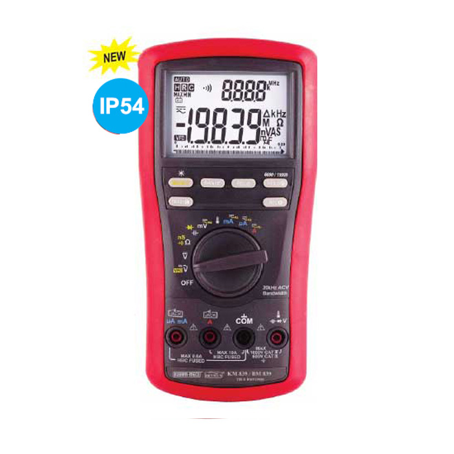 Kusum-Meco KM 839 3-5/6 DIGIT & 4½ DIGIT 20,000 COUNTS TRUE RMS DIGITAL MULTIMETER