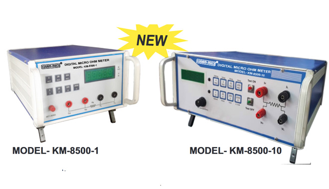 Kusum Meco KM-8500-1 / KM-8500-10 Digital Micro OHM Meter