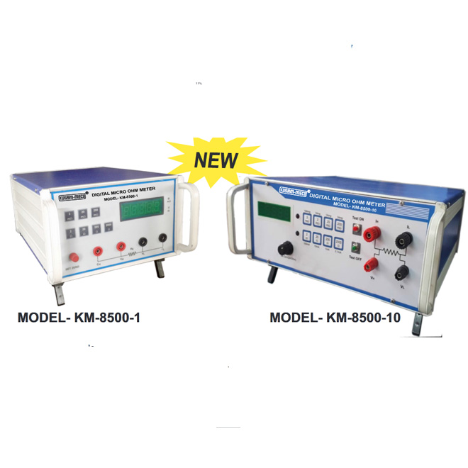 Kusum Meco KM-8500-1 / KM-8500-10 Digital Micro OHM Meter