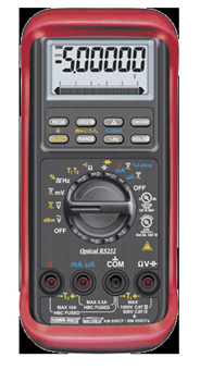 Kusum-Meco KM 859 CF 50000/500,000 Counts Hand Held TRMS Digital Multimeter With PC Interface