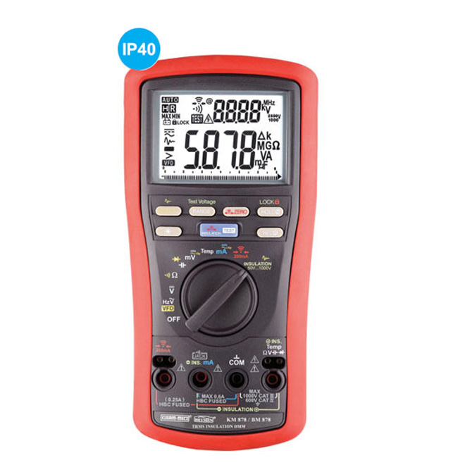 Kusum Meco KM 878 True Rms Digital Insulation Multimeter