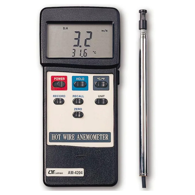 LUTRON AM 4204 Digital Hot Wire Anemometer