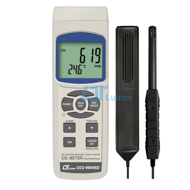 LUTRON CO2 9904 SD Carbon Dioxide + Humidity/Temp