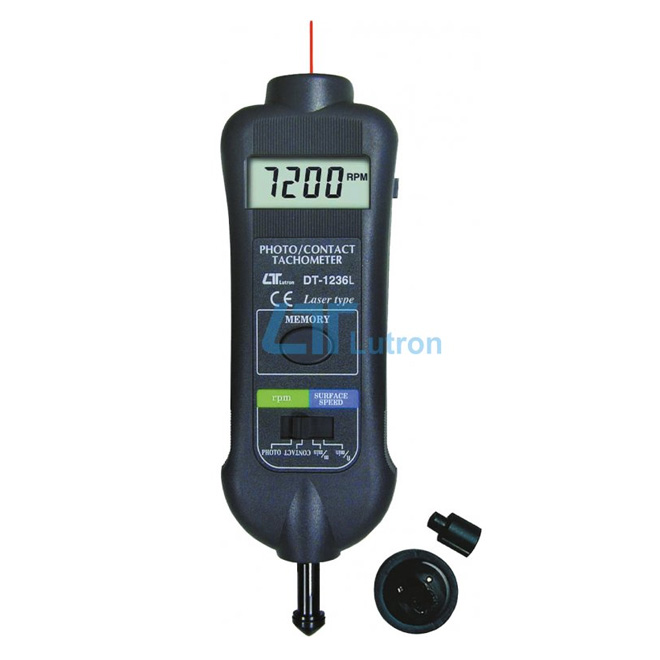LUTRON DT 1236L Digital Laser Photo/Contact Tachometer