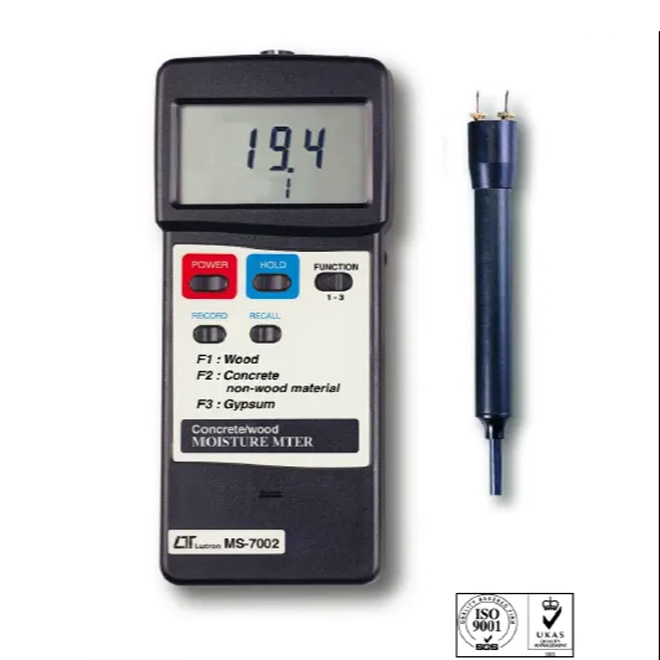 LUTRON MS 7002 Digital Concrete / Wood / Gypsum Moisture Meter