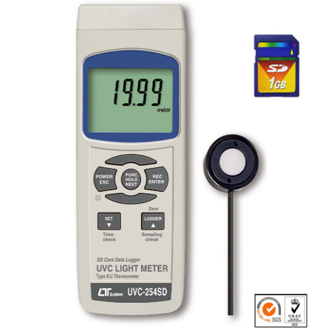 LUTRON UVC 254 SD UVC Light Meter