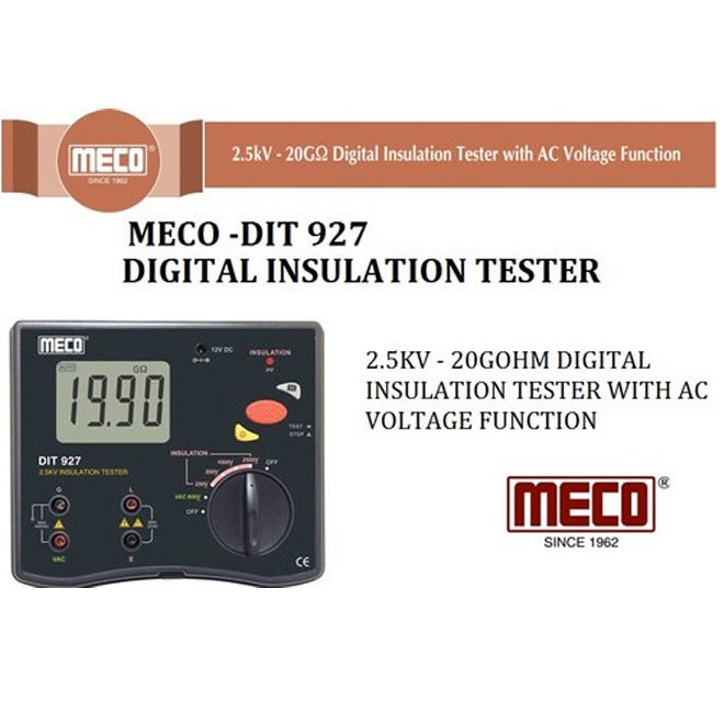 MECO DIT 927 Digital Insulatin Tester