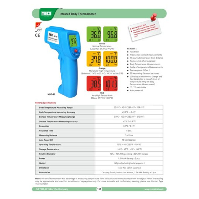 Meco Bodyscan Thermometer
