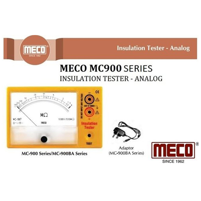 Meco MC 900 Series, Insulation Tester - Analog