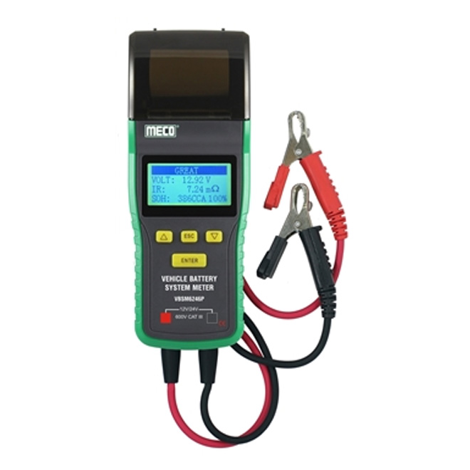 Meco Vehicle Battery System Meter With Printer VBSM6246P