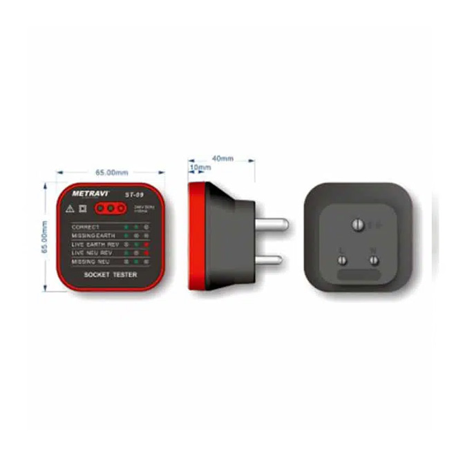 METRAVI ST-09A Socket Polarity Tester