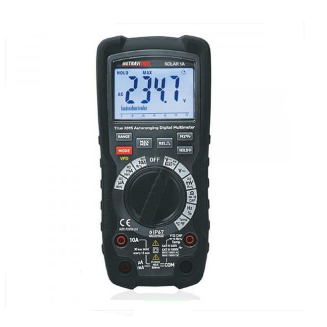 Metravi PRO Solar-1A Digital TRMS Auto-ranging Multimeter