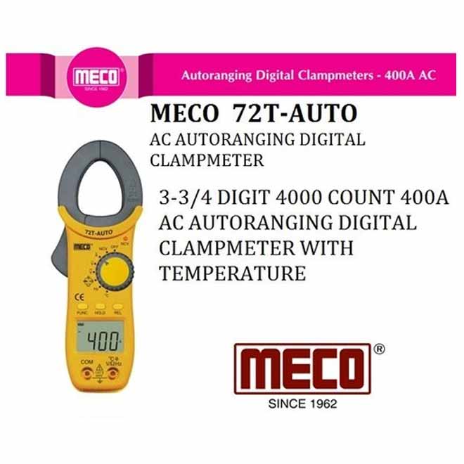 MECO Make 72 T Clamp Meter Suppliers